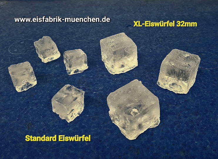 Eiswrfel Vergleich Eisfabrik Mnchen k